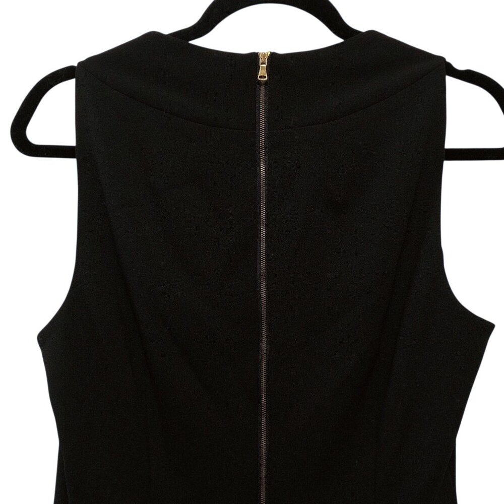 Calvin Klein Solid Black Square Neck Sleeveless S… - image 7